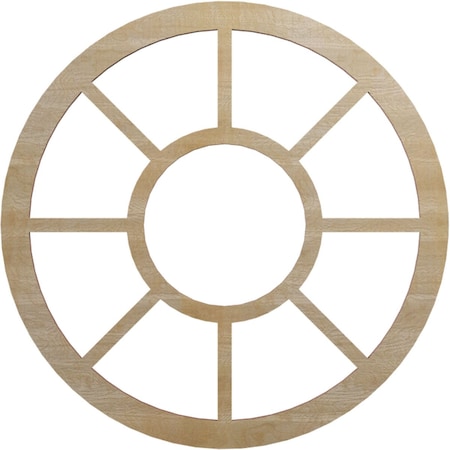 Ekena Millwork Grace Wood Fretwork Pierced Ceiling Medallion, Hickory, 18"OD x 6 1/2"ID x 1/4"T CMWP18X0250GRHI